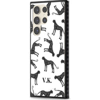 Personalised Black & White Cheetah Pattern