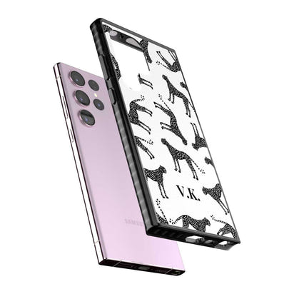 Personalised Black & White Cheetah Pattern