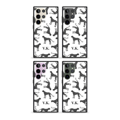 Personalised Black & White Cheetah Pattern