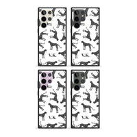 Personalised Black & White Cheetah Pattern