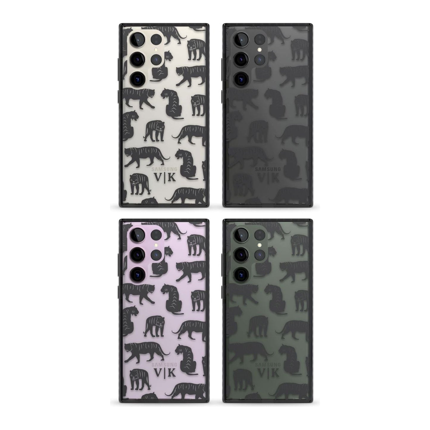 Personalised Tiger Silhouettes