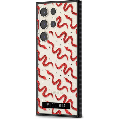 Personalised Red Snake Pattern