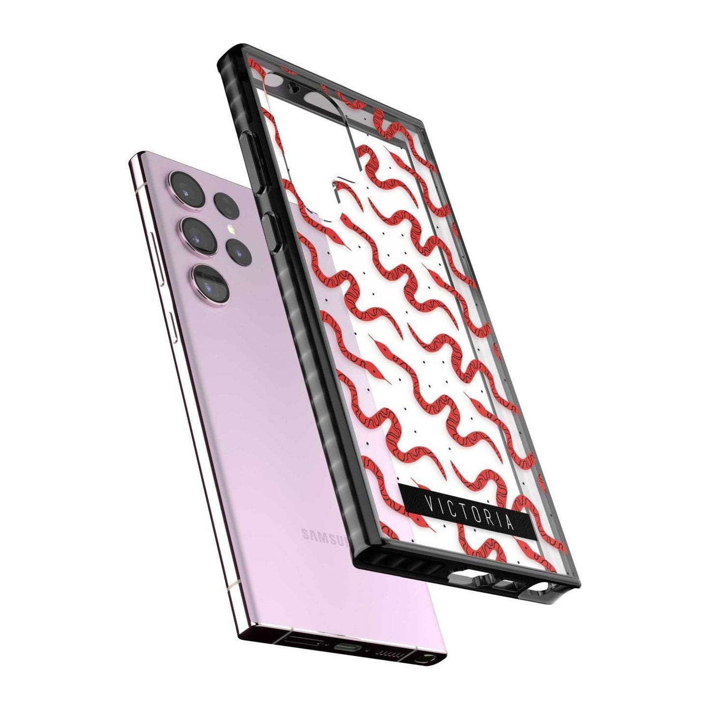 Personalised Red Snake Pattern