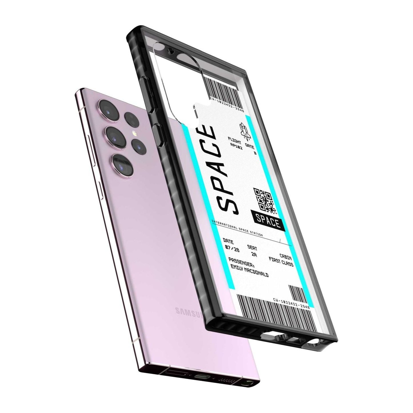 Personalised Space Travel Ticket