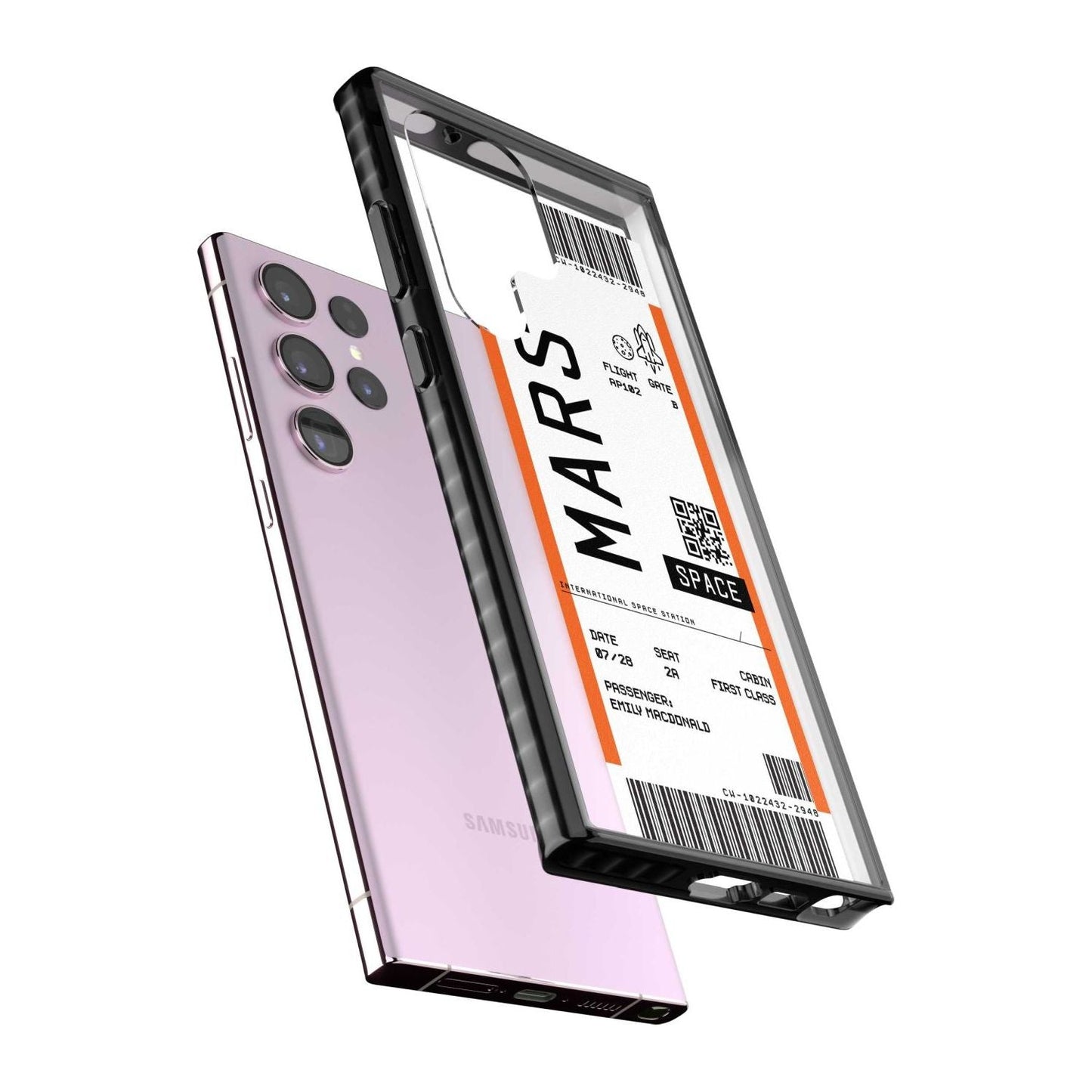 Personalised Mars Travel Ticket