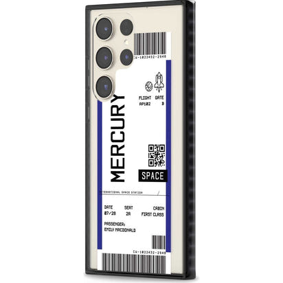 Personalised Mercury Travel Ticket