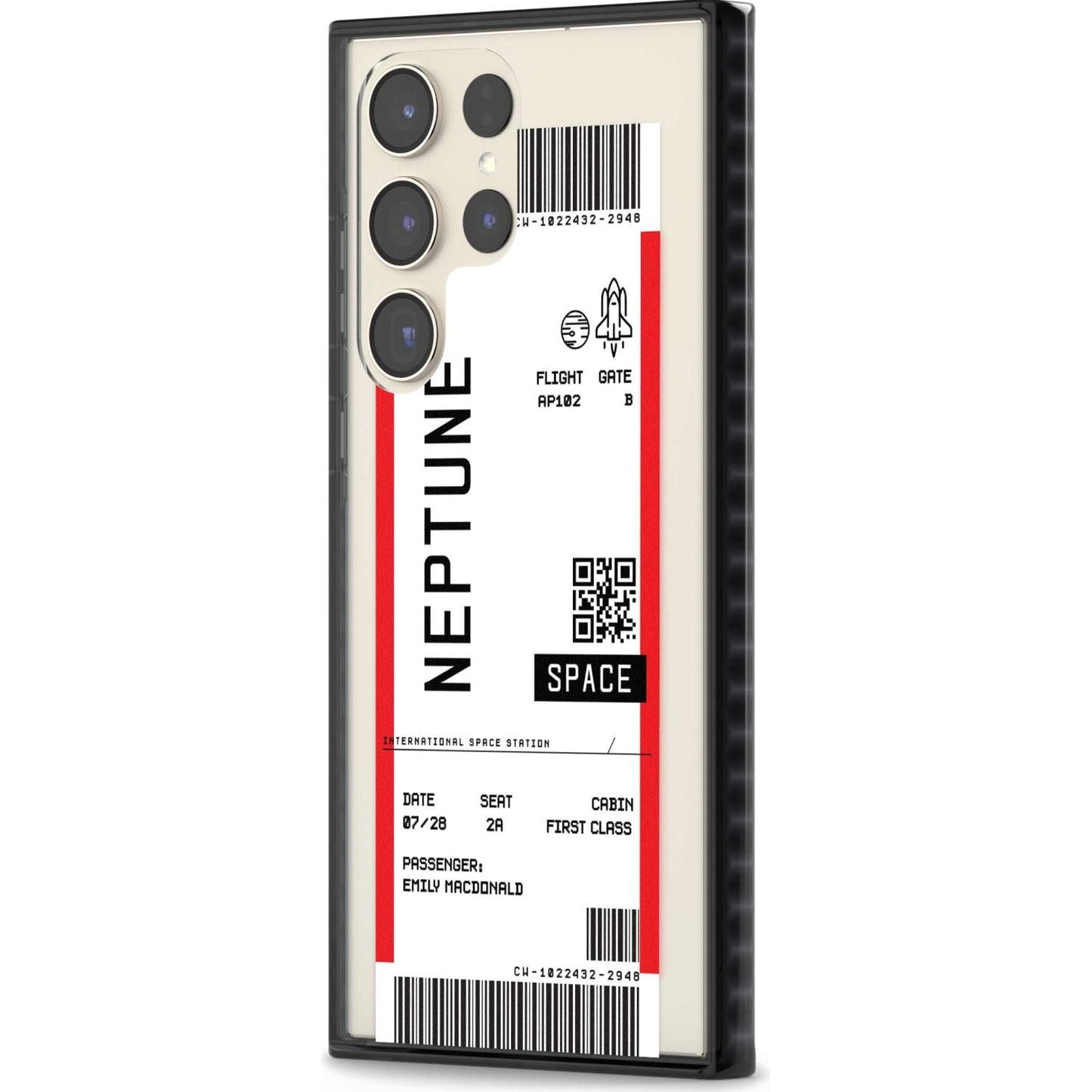 Personalisierte Neptune-Reisekarte