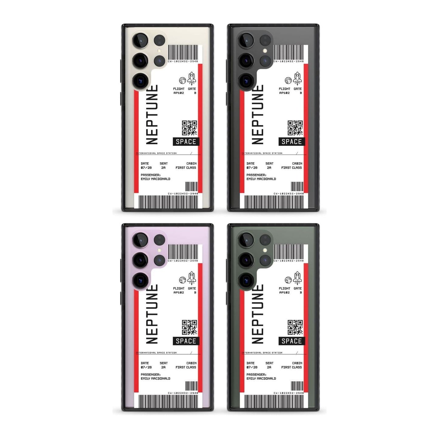 Personalisierte Neptune-Reisekarte