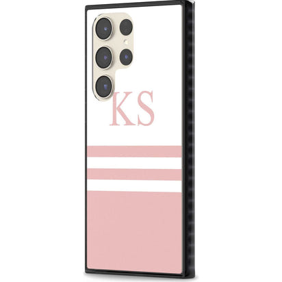 Personalised Pink Stripes & Initials