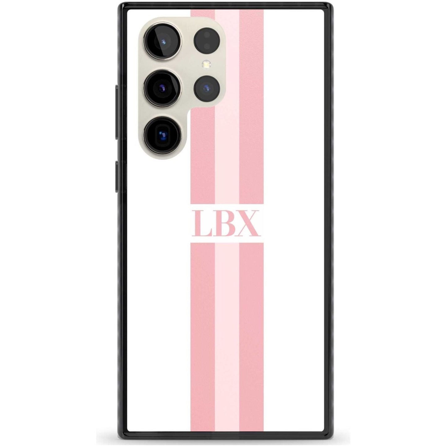 Personalised Minimal Pink Stripe