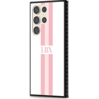 Personalised Minimal Pink Stripe