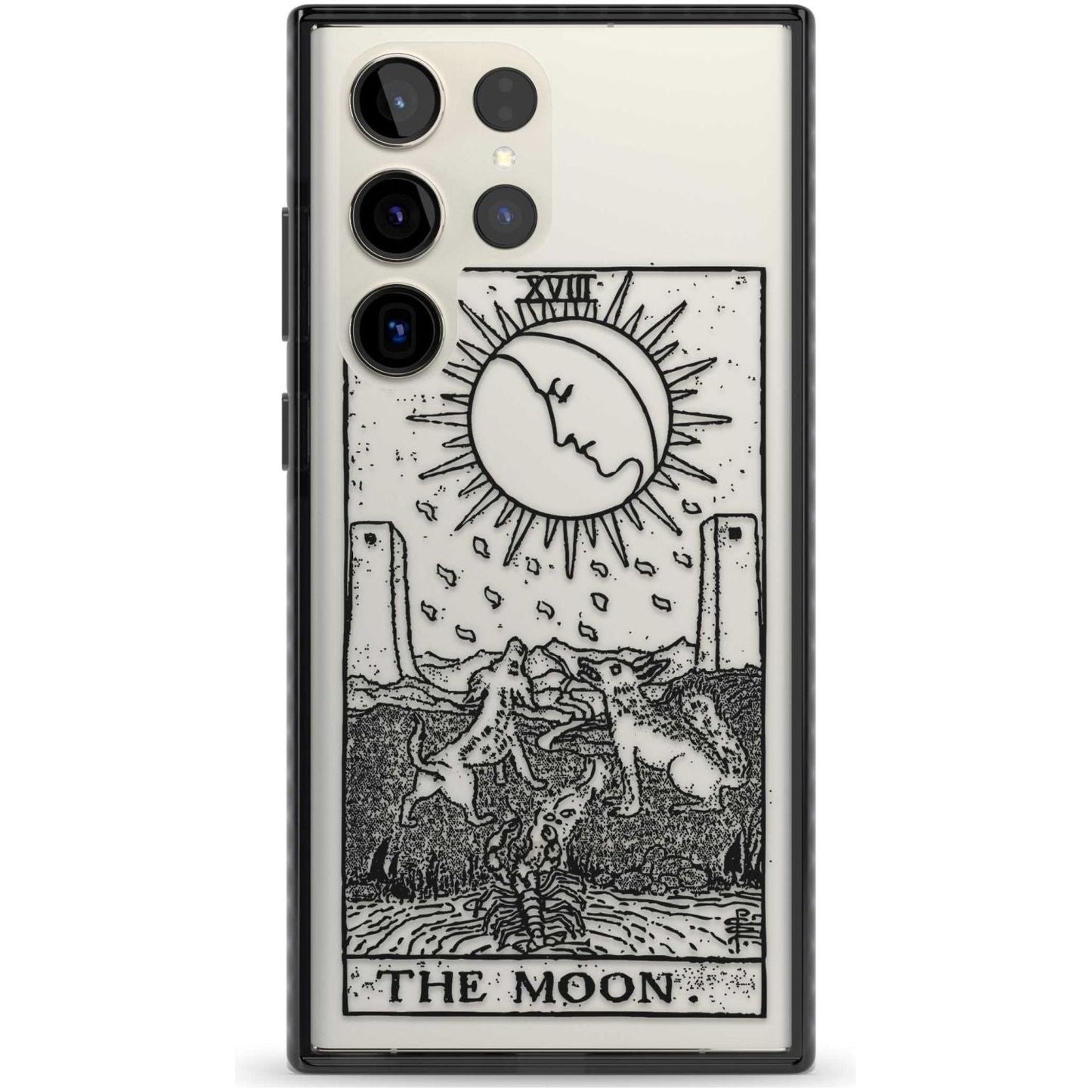 Personalised The Moon Tarot Card (Clear)