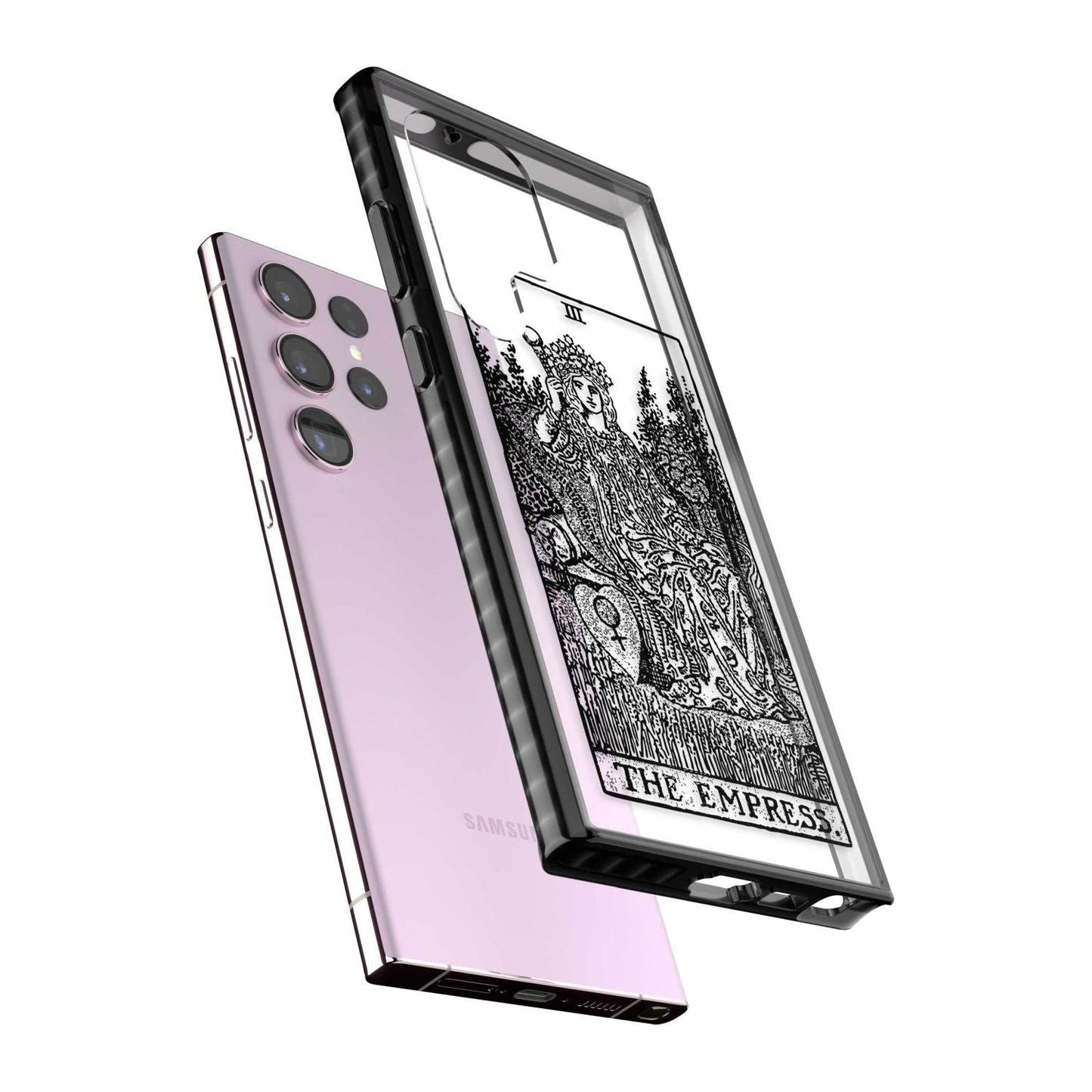 Personalisierte Tarotkarte „Die Kaiserin“ (Transparent)