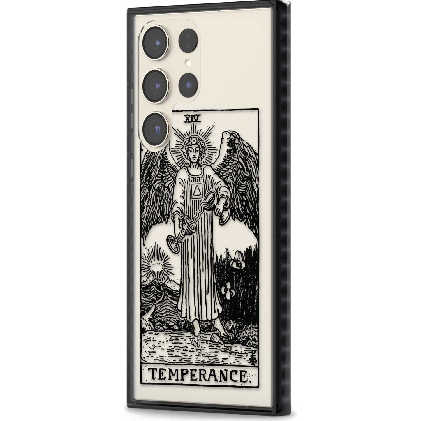 Personalisierte Temperanz-Tarotkarte (Transparent)