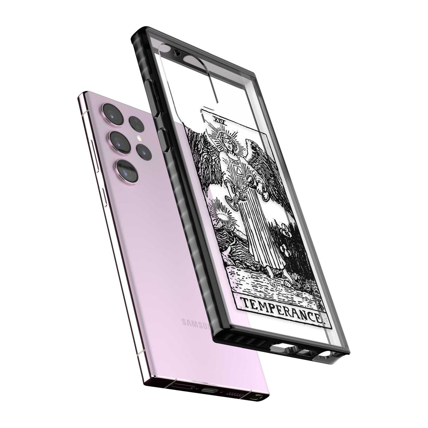 Personalisierte Temperanz-Tarotkarte (Transparent)