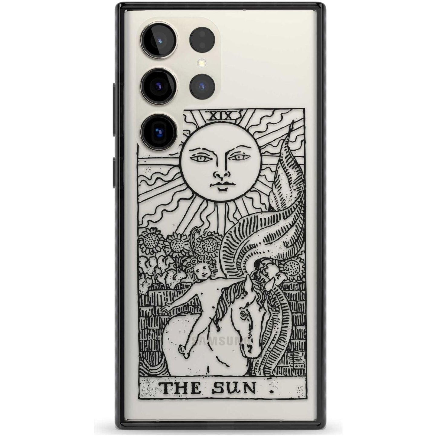 Personalised The Sun Tarot Card (Clear)