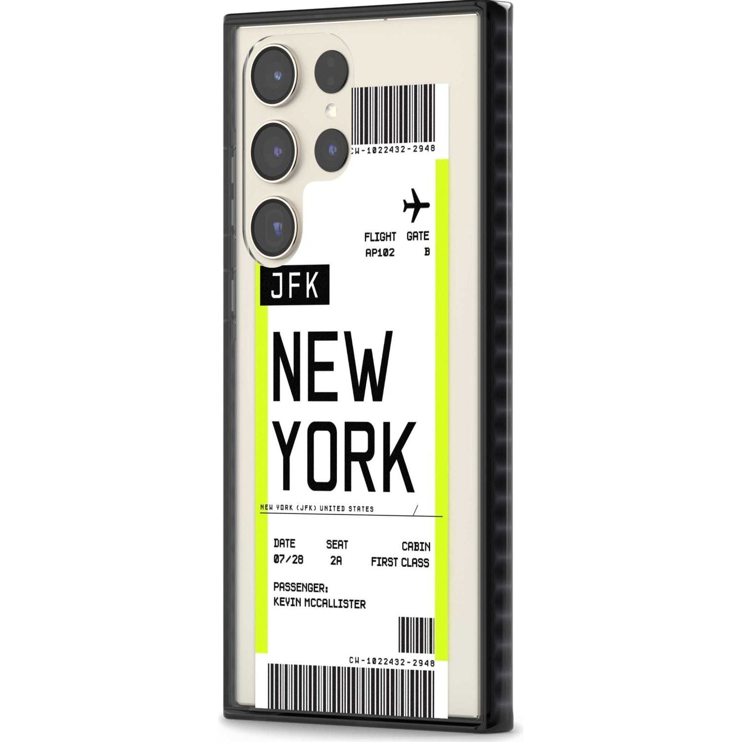 Personalised New York Boarding Pass