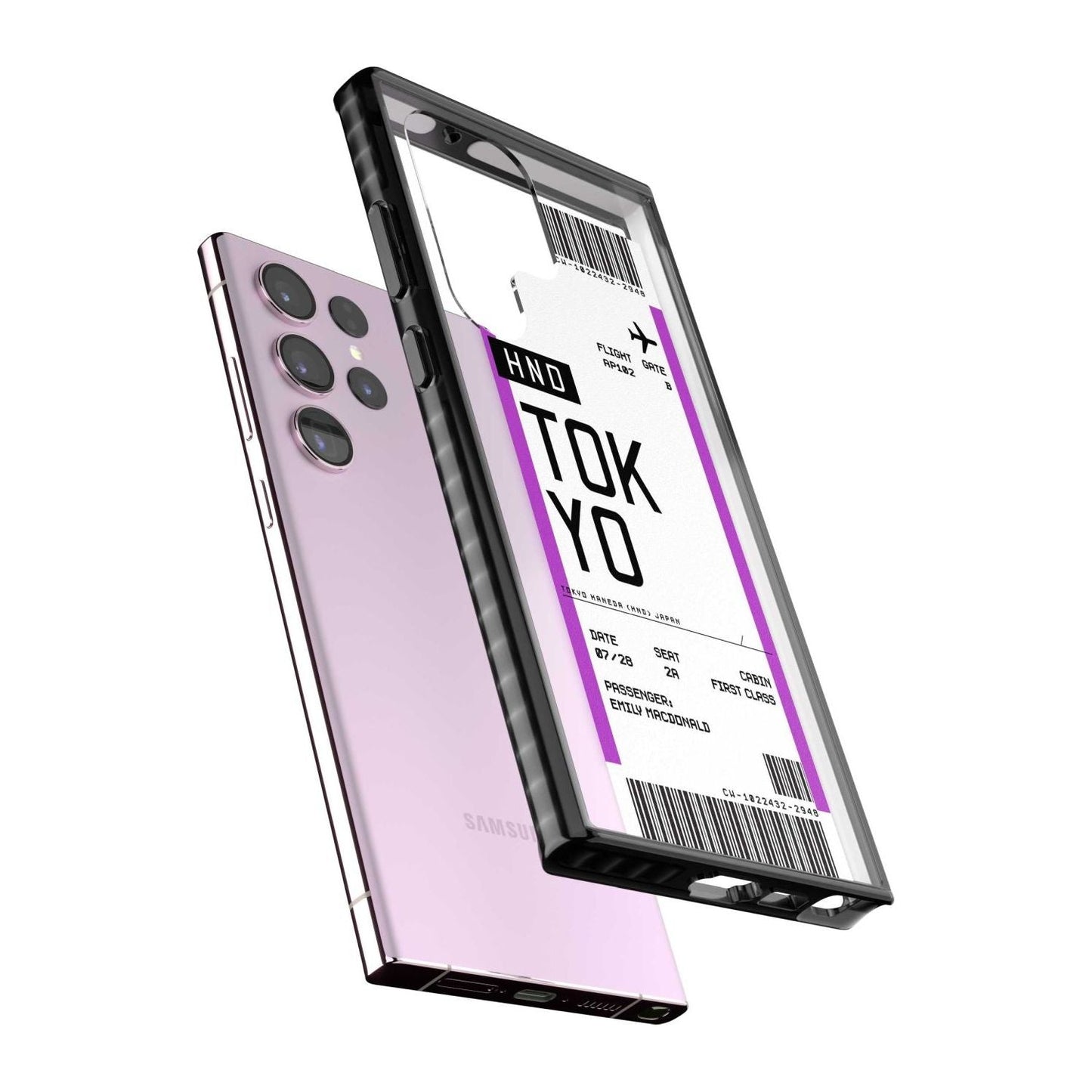 Personalised Tokyo Boarding Pass