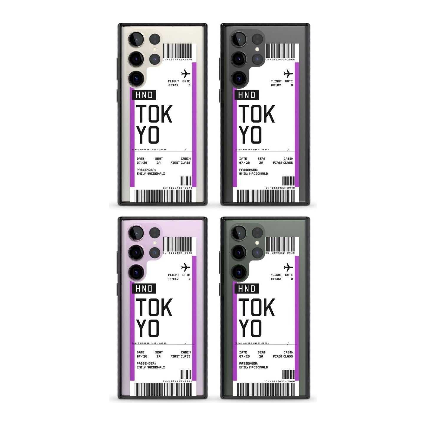 Personalised Tokyo Boarding Pass