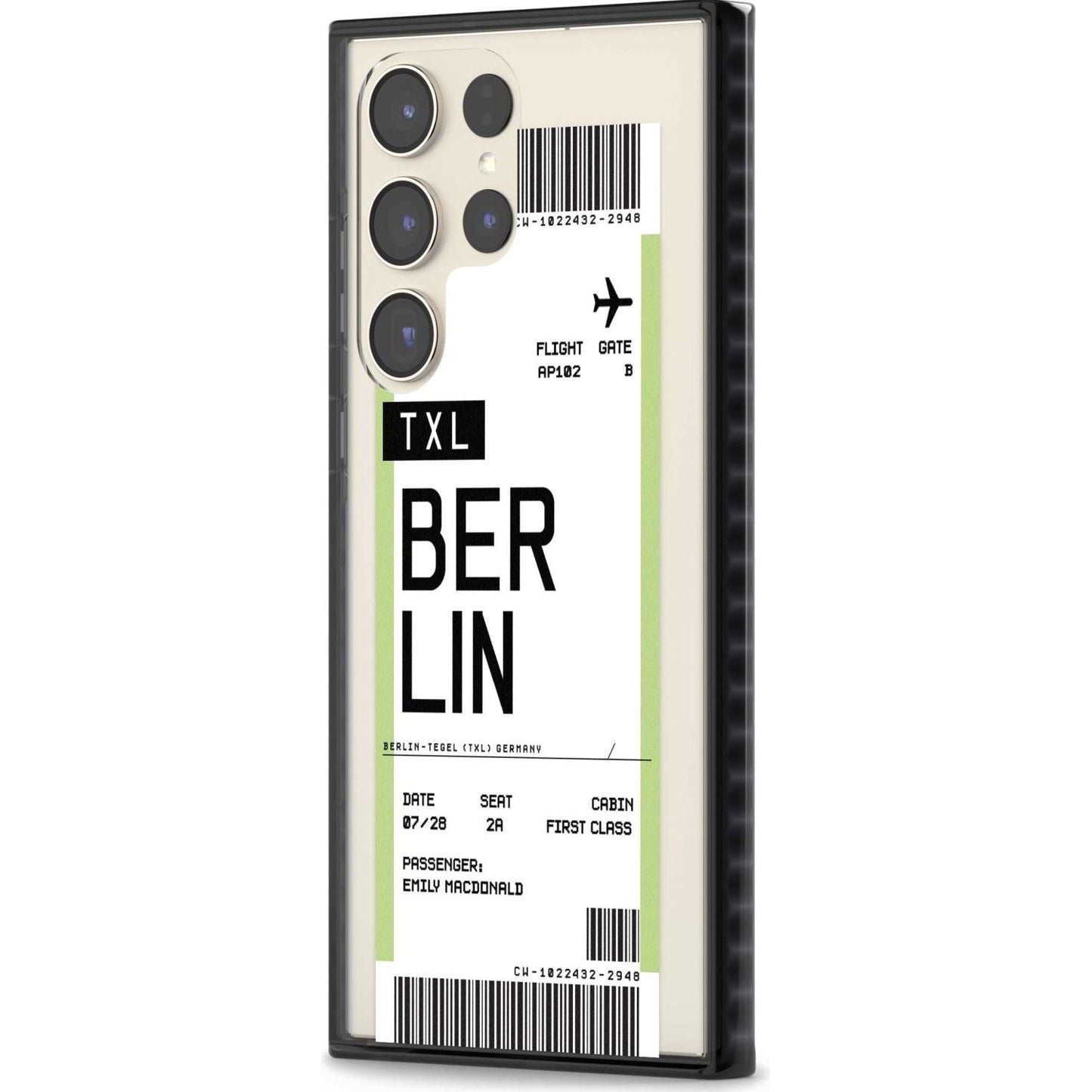 Personalised Berlin Boarding Pass
