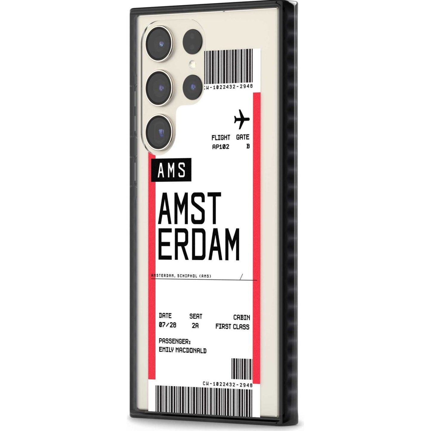Personalised Amsterdam Boarding Pass
