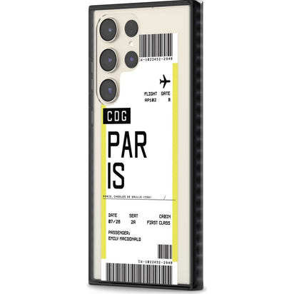 Personalised Paris Boarding Pass