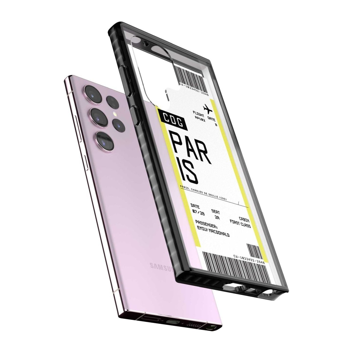 Personalised Paris Boarding Pass