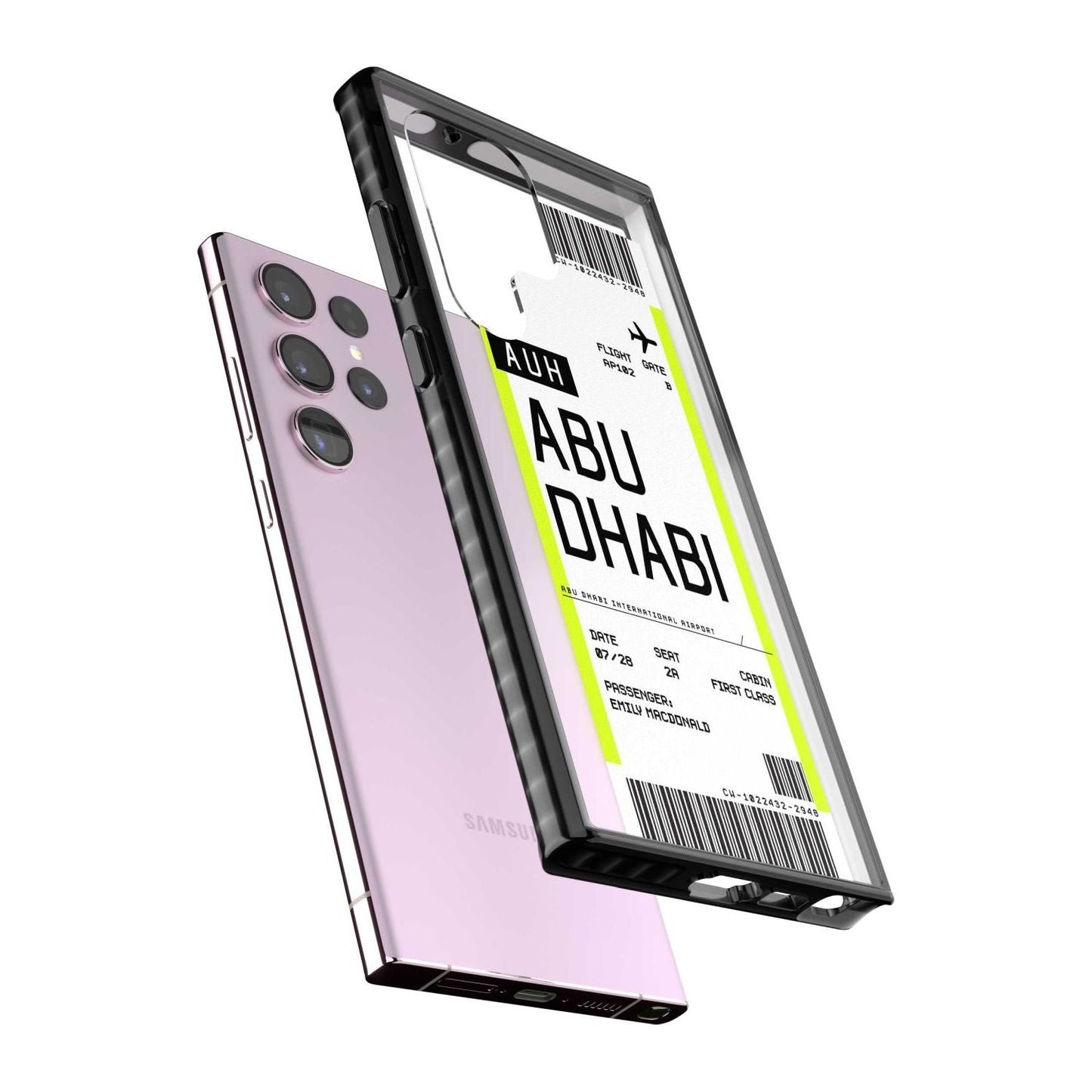 Personalised Abu Dhabi Boarding Pass