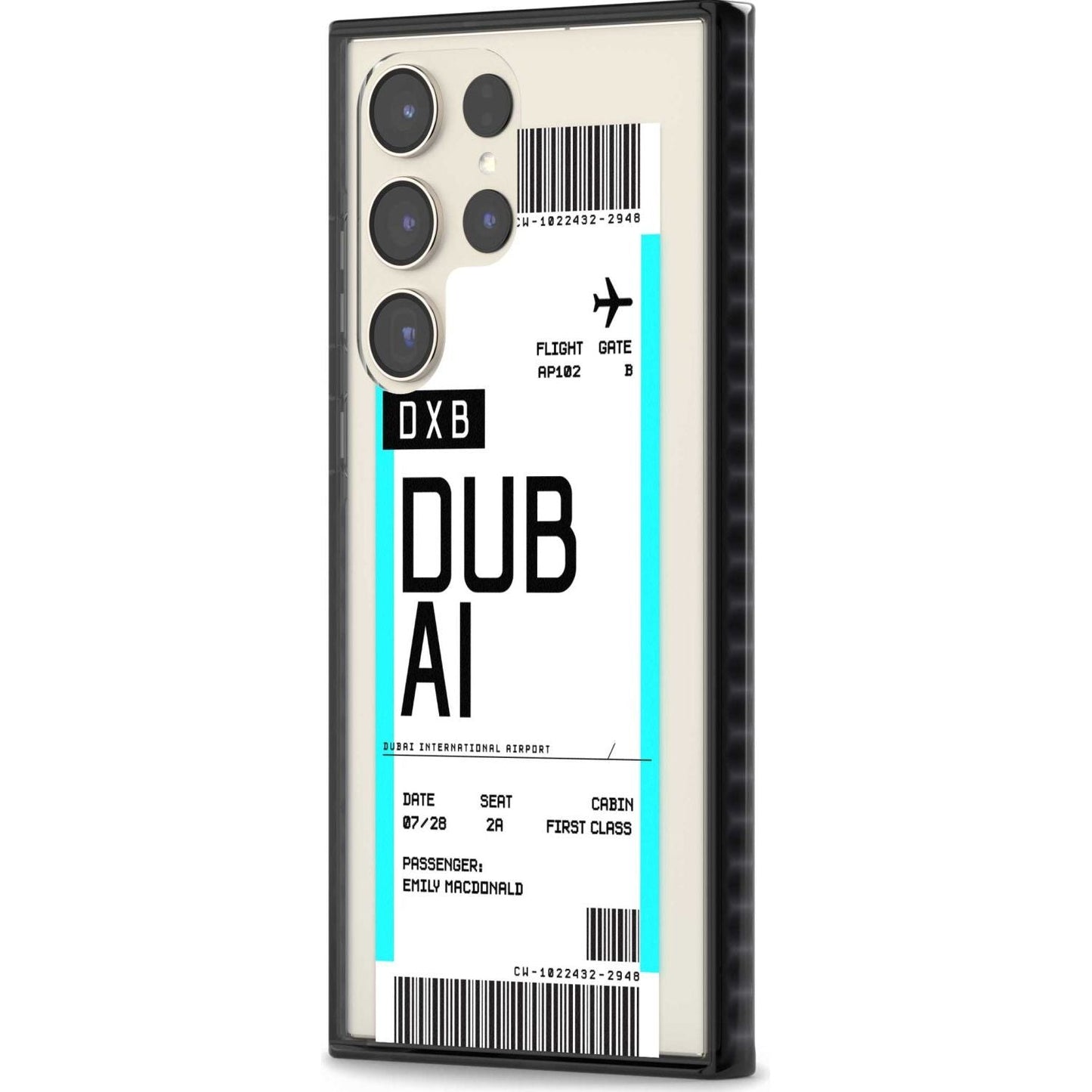 Personalised Dubai Boarding Pass