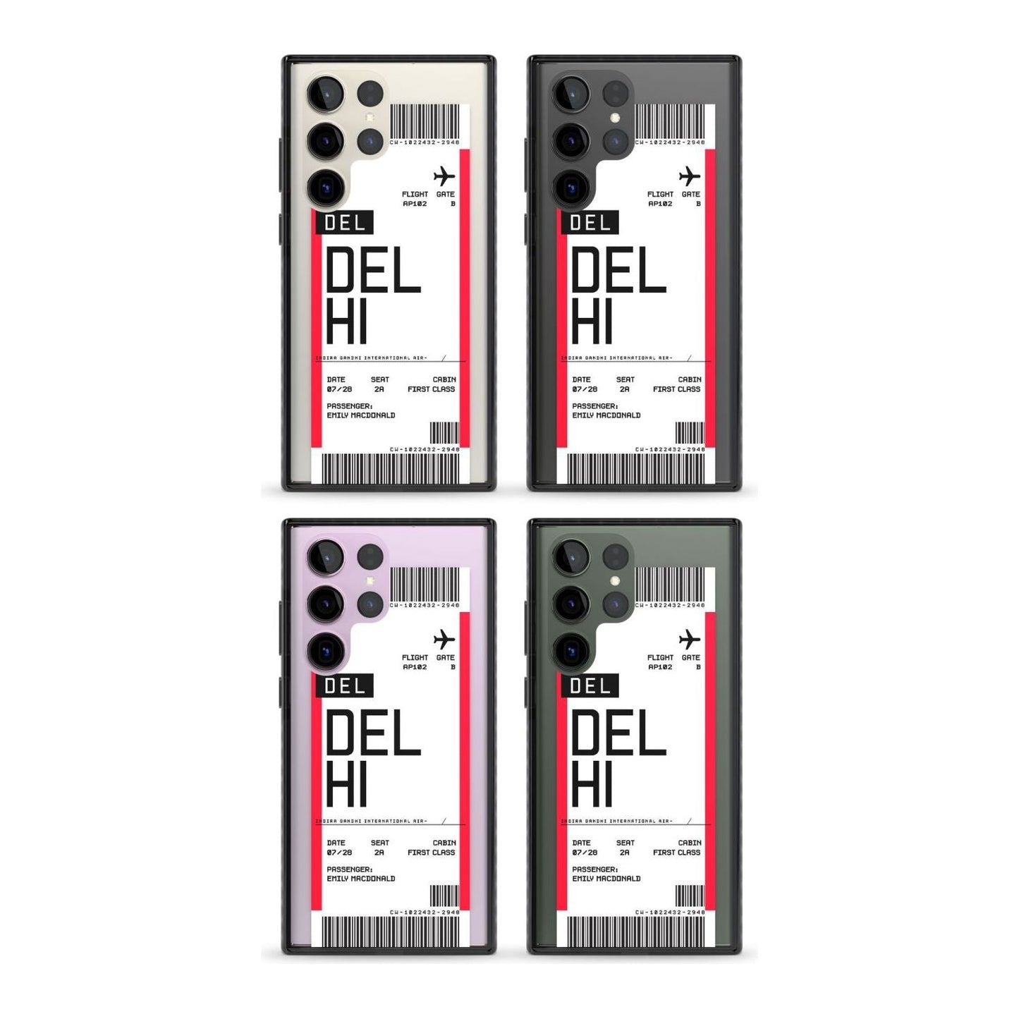 Personalised Delhi Boarding Pass