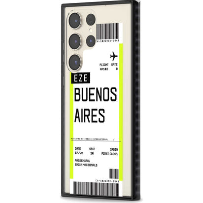 Personalised Buenos Aires Boarding Pass
