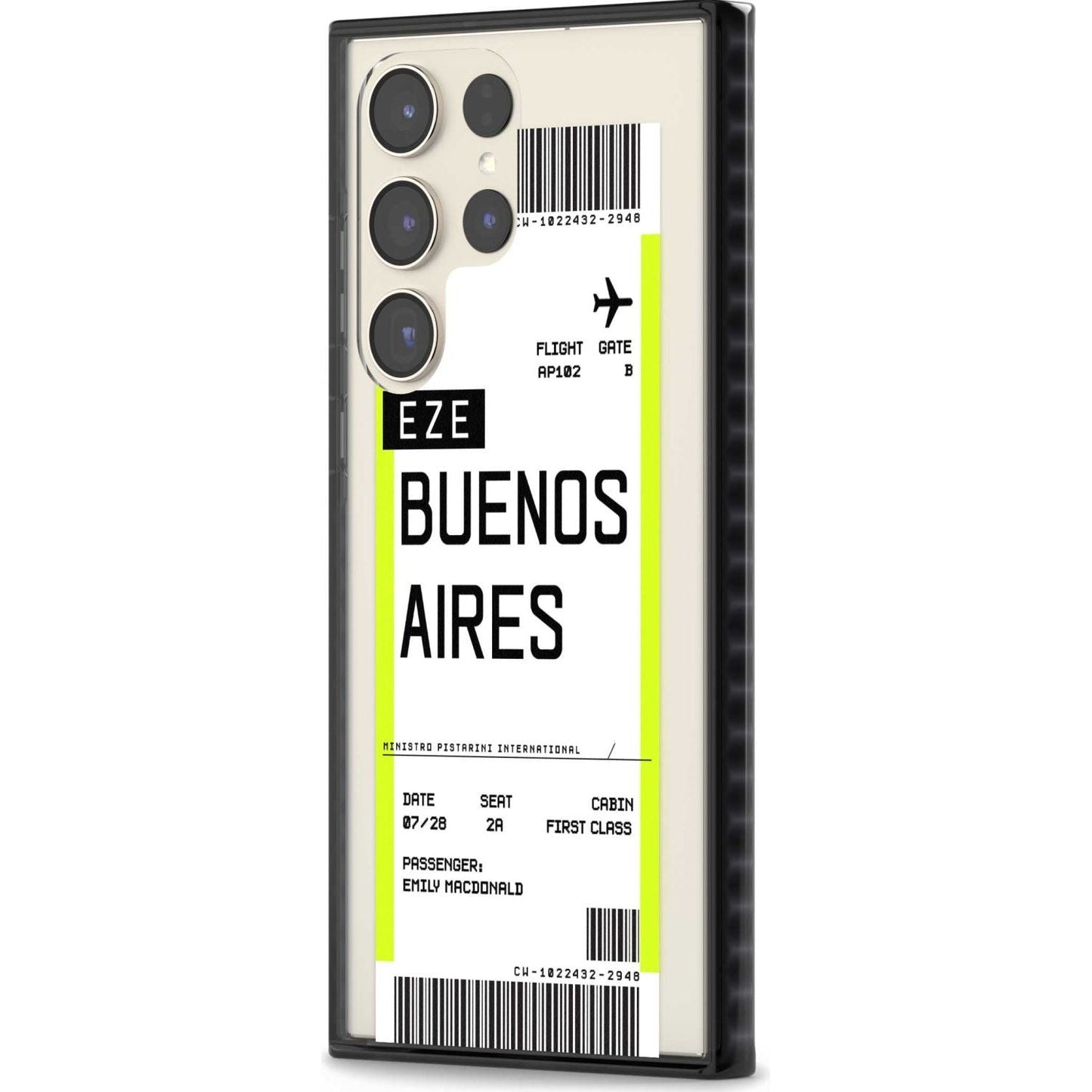 Personalised Buenos Aires Boarding Pass