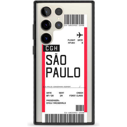Personalisierte Bordkarte für São Paulo