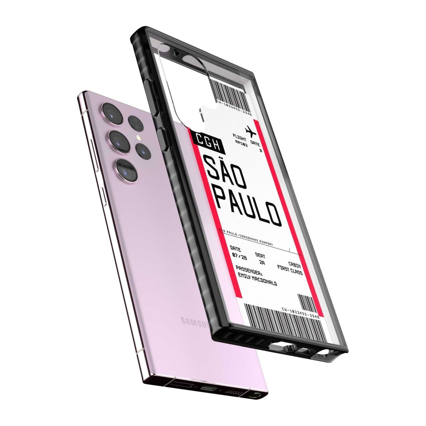 Personalisierte Bordkarte für São Paulo