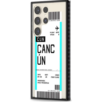 Personalised Cancún Boarding Pass