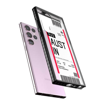 Personalised Austin Boarding Pass