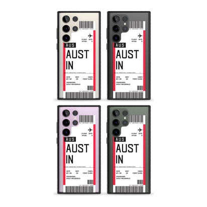 Personalised Austin Boarding Pass