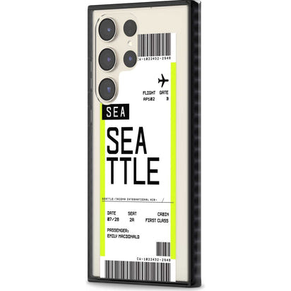Personalised Seattle Boarding Pass
