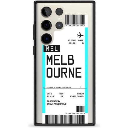 Personalised Melbourne Boarding Pass