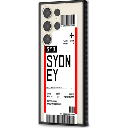 Personalised Sydney Boarding Pass