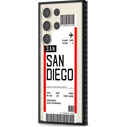 Personalised San Diego Boarding Pass