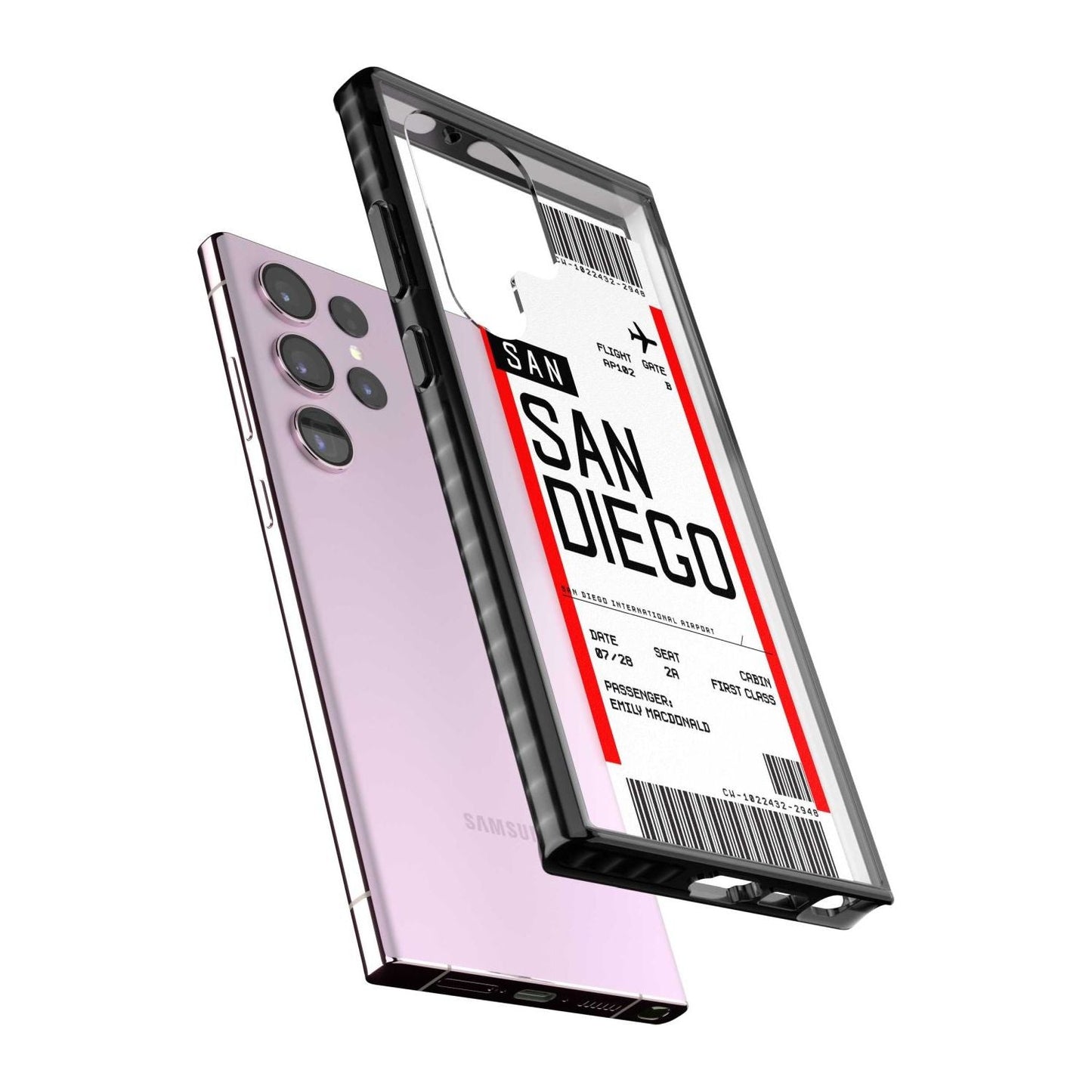 Personalised San Diego Boarding Pass