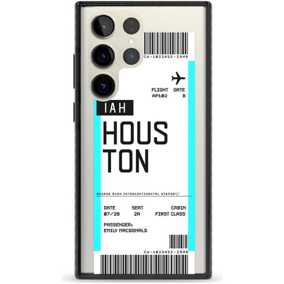Personalised Houston Boarding Pass