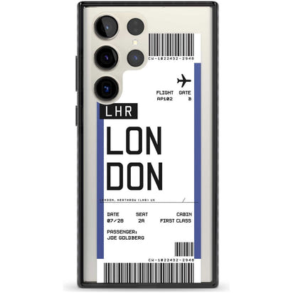 Personalised London Boarding Pass