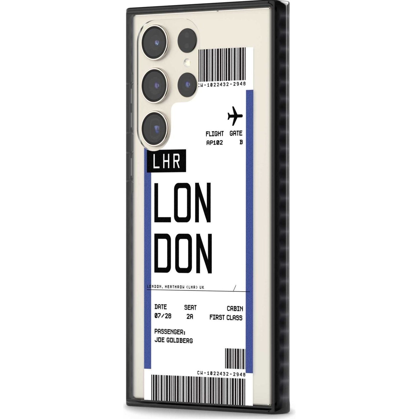 Personalised London Boarding Pass