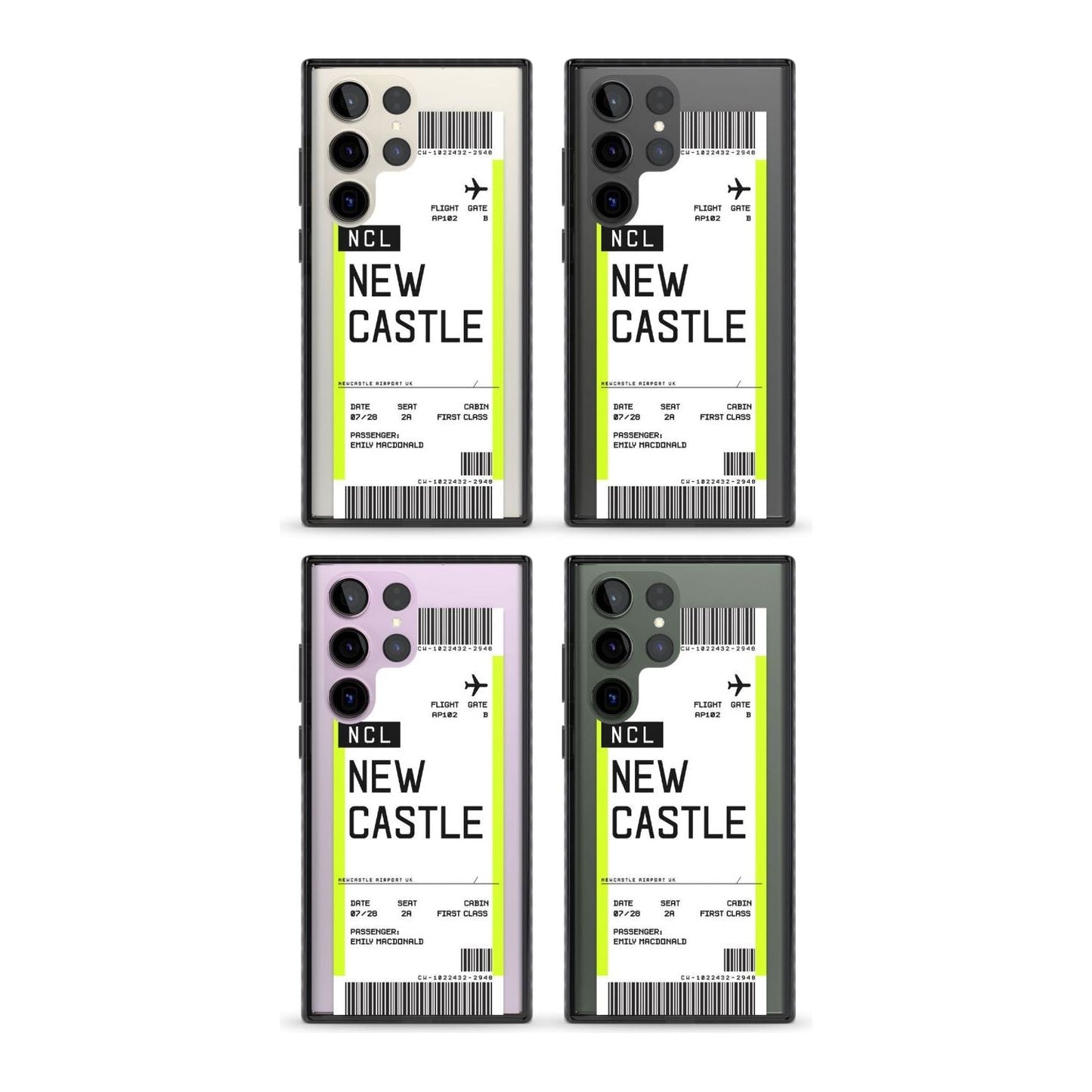 Personalised Newcastle Boarding Pass