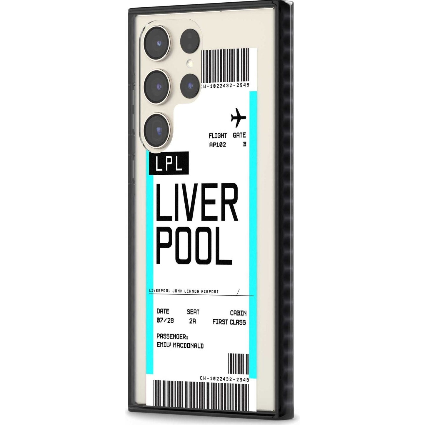 Personalised Liverpool Boarding Pass