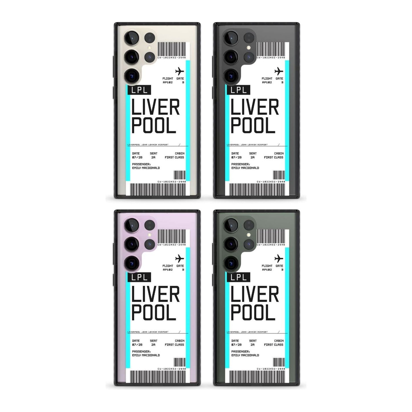 Personalised Liverpool Boarding Pass