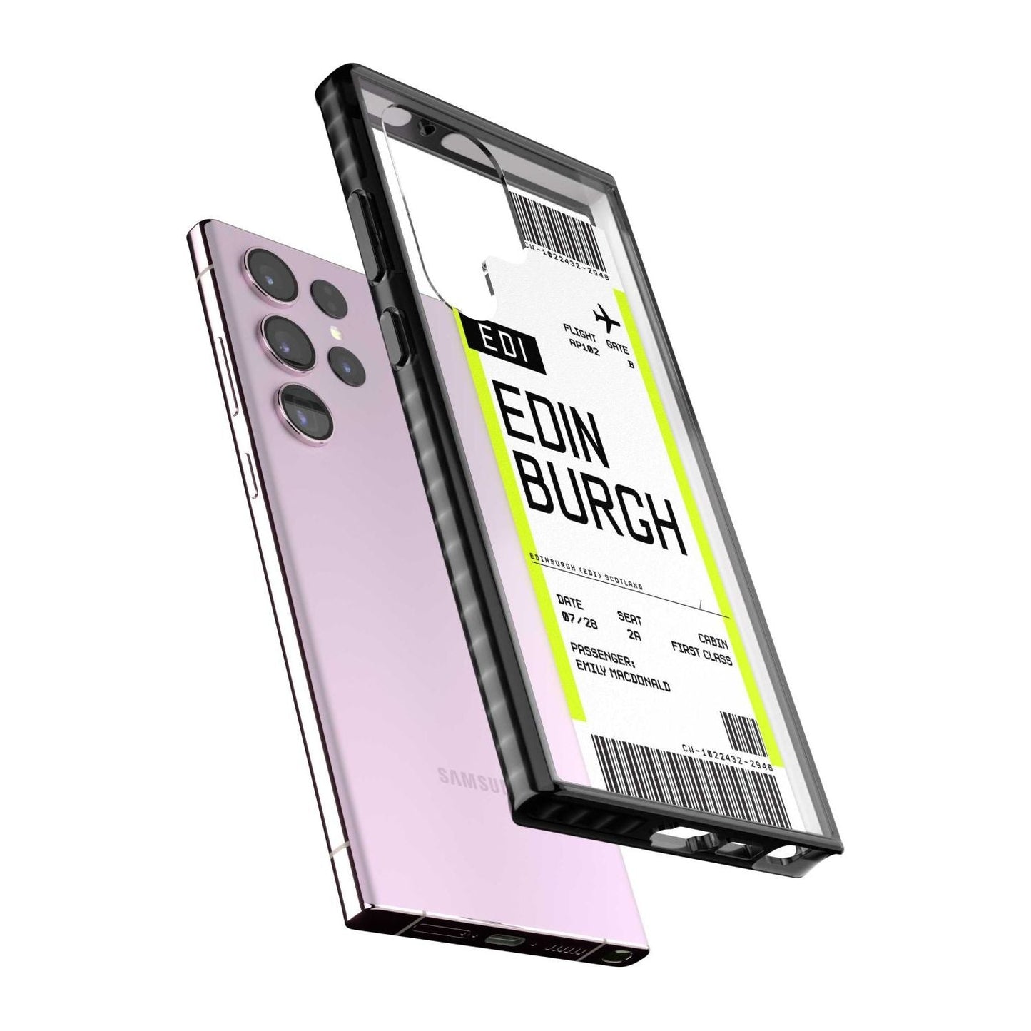 Personalised Edinburgh Boarding Pass