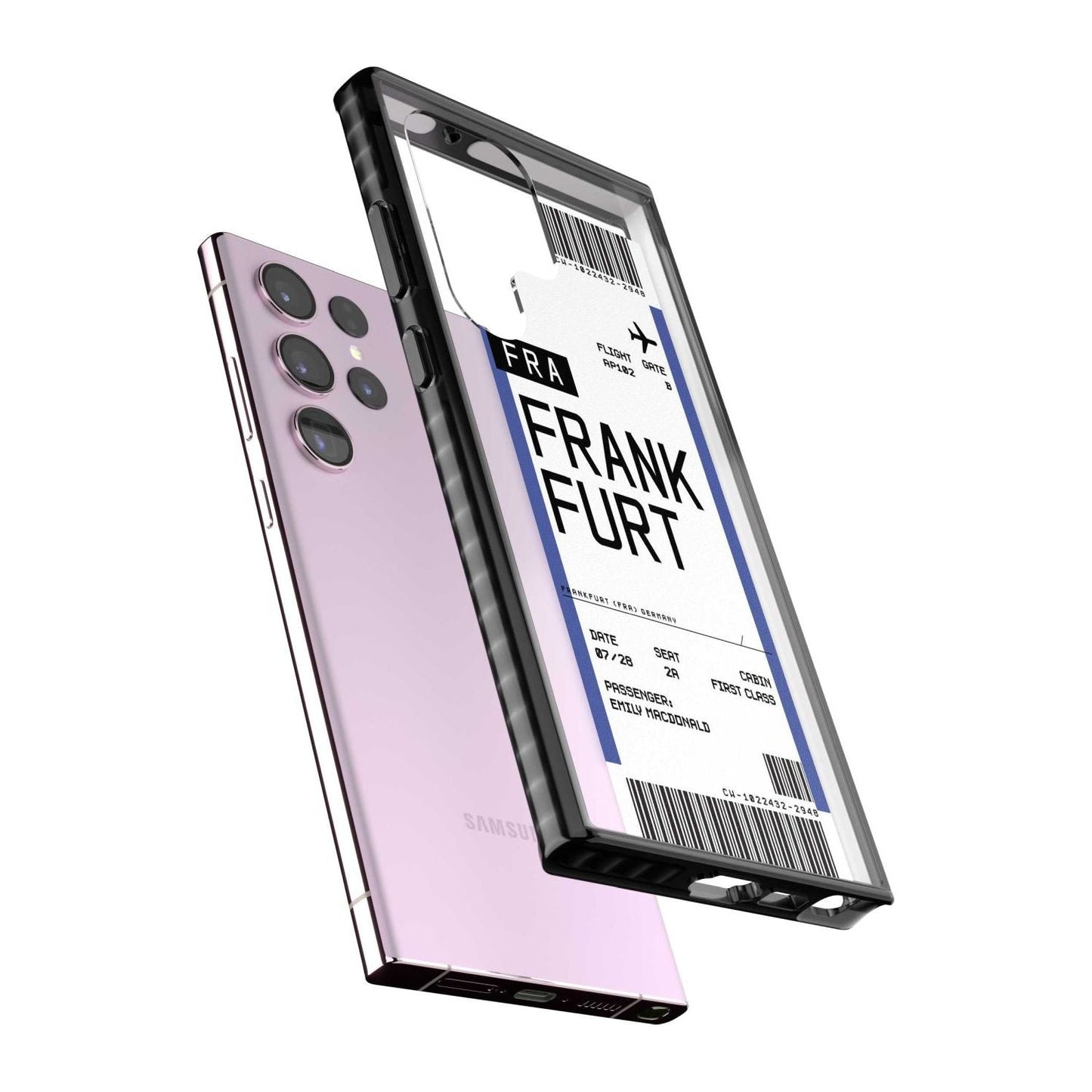 Personalised Frankfurt Boarding Pass